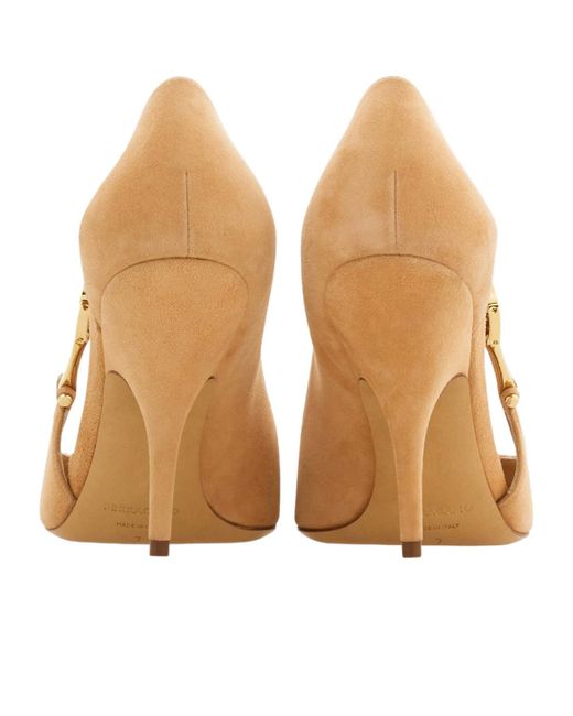 Ferragamo Multicolor F Buckle Pump