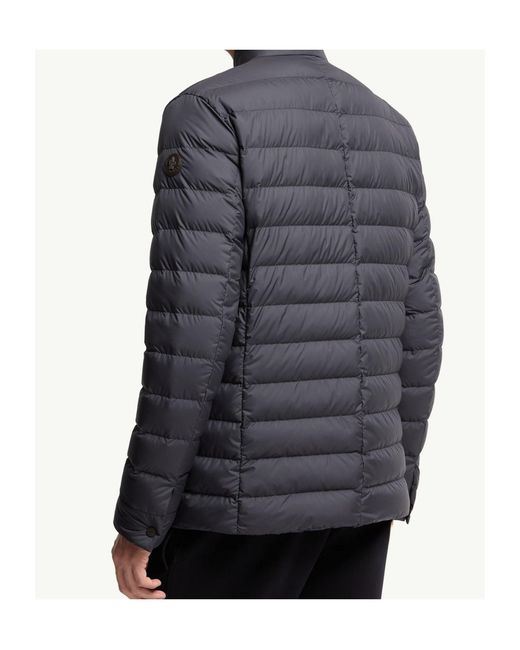 Moncler Blue Kenai Mid-Length Down Jacket for men