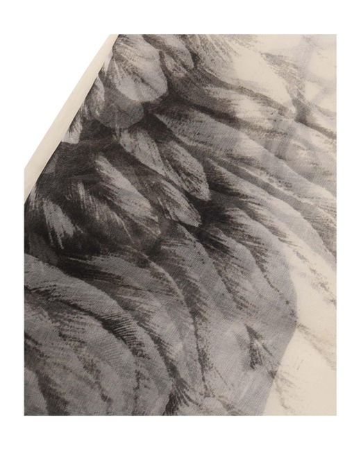 Faliero Sarti Natural Printed Scarf
