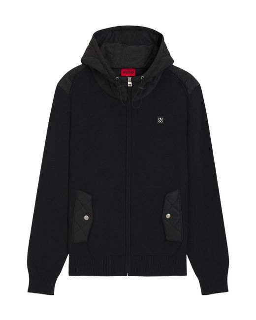 Boss Black Stylish Hooded Jacket for men