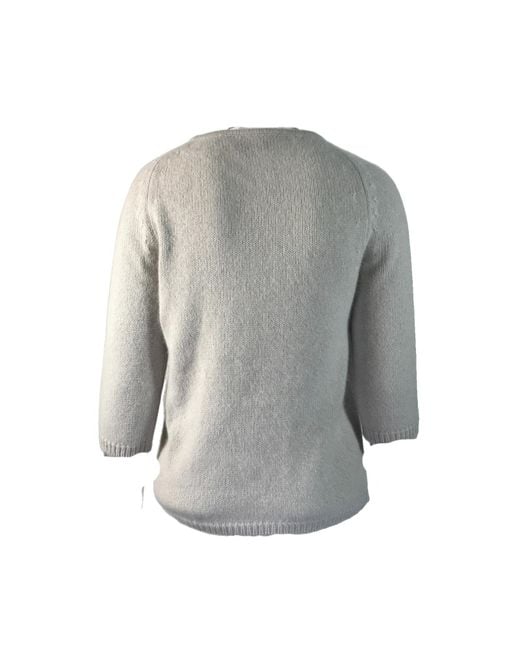 Max Mara Gray Long-Sleeved Sweater