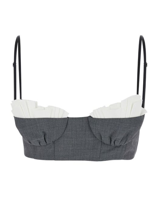 ShuShu/Tong Gray Spaghetti Strap Top