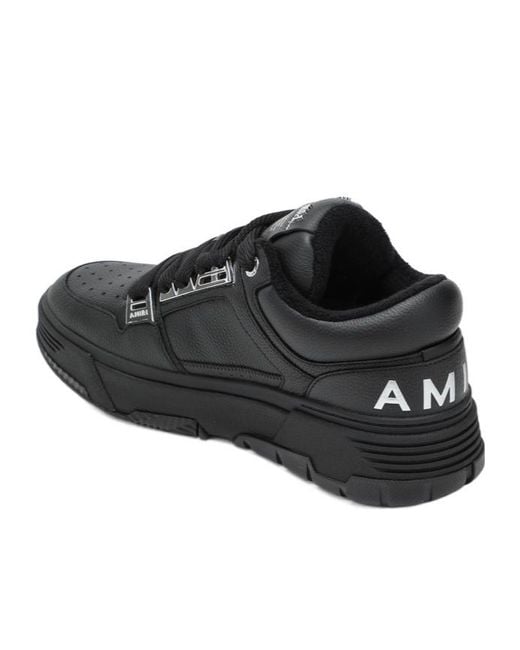 Amiri Black Logo Low-Top Sneakers for men