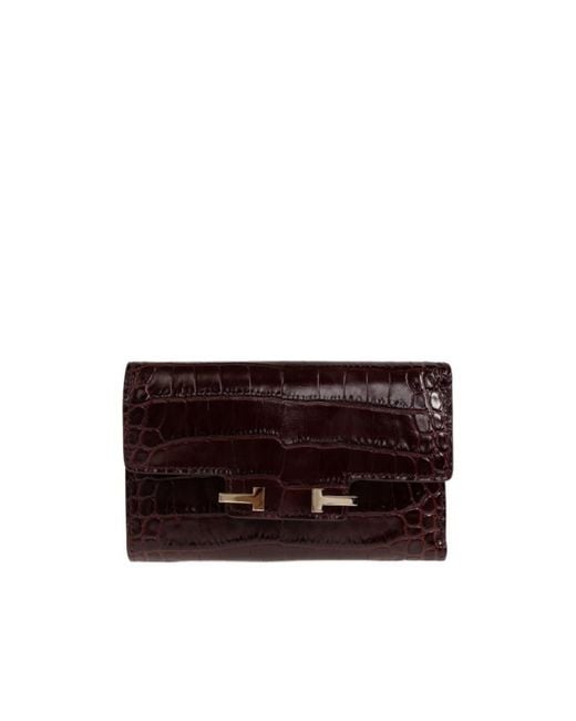 Tom Ford Purple Flap Wallet