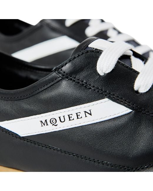 McQueen Black Gumsole Casual Sneakers for men