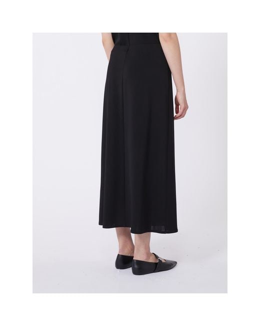 Weekend by Maxmara Black Crepe Skirt