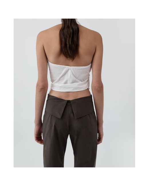 St. Agni Gray Low-Rise Casual Pants
