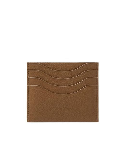 Loro Piana Brown Extra Cardholder for men