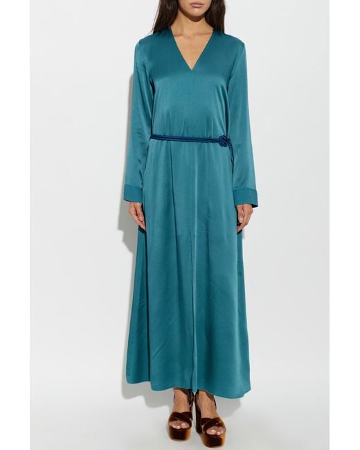 Forte_forte Blue Long-Sleeved Dress