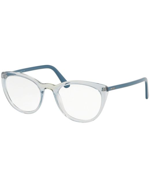 Prada White Logo Flat Mirror