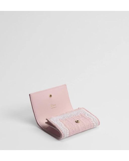 Dior Pink Oblique Glycine Wallet