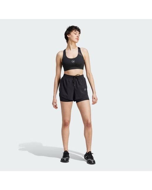 Adidas By Stella McCartney Black Truepurpose Power Impact Training Medium-Support Bra