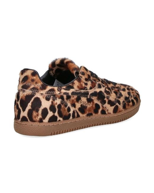 Dolce & Gabbana Brown Round-Toe Low-Top Casual Shoes for men