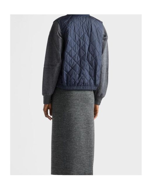 Prada Blue Re-Nylon Zipped Gilet