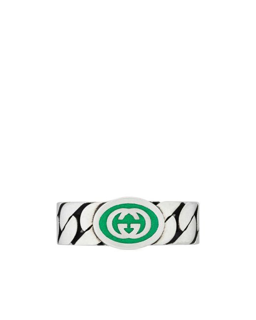 Gucci Metallic Interlocking G Ring