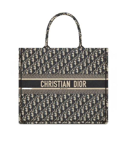 Dior Black Large Book Tote