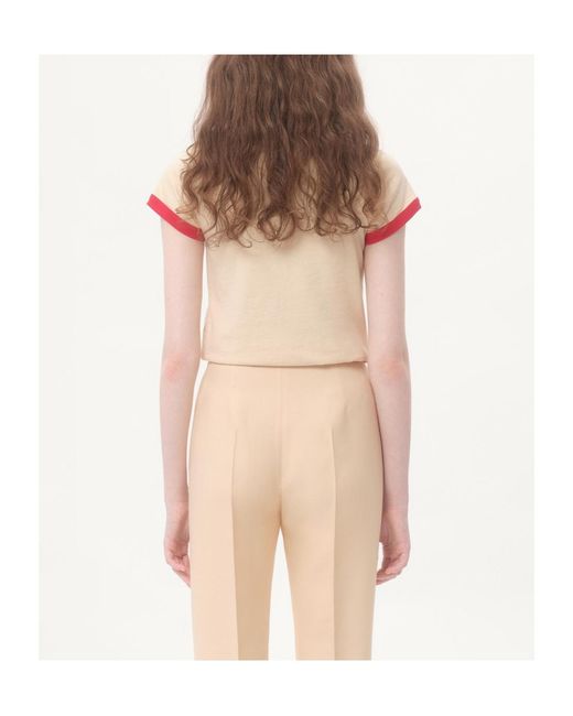 Valentino Pink Printed Cotton Jersey T-Shirt