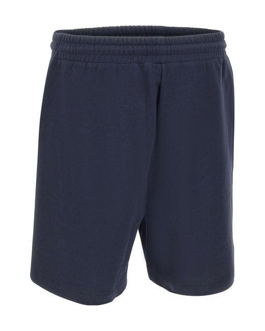 EA7 Blue Core Identity Logo Shorts for men
