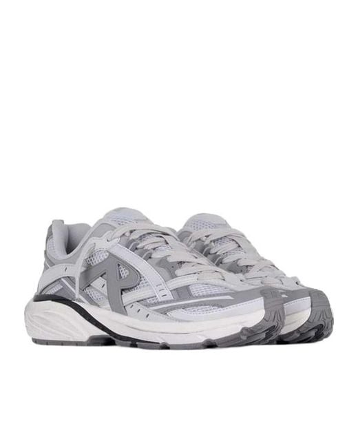 Represent White Storm Lace-Up Running Sneakers for men