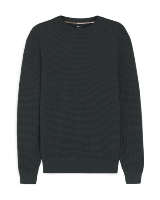 Boss Green Crew-Neck Sweater for men