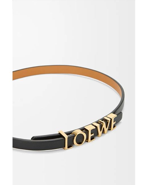 Loewe White Logo-Plaque Bracelet