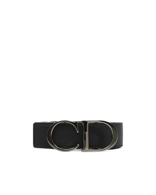 Dior White Logo Belt for men