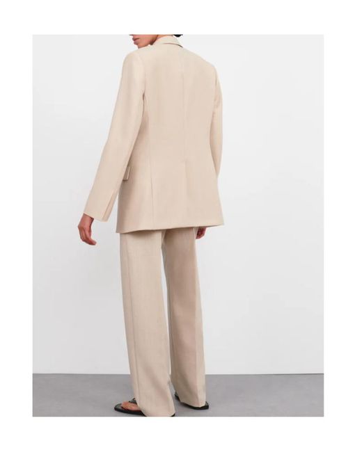 Wardrobe NYC Natural Wool Blazer