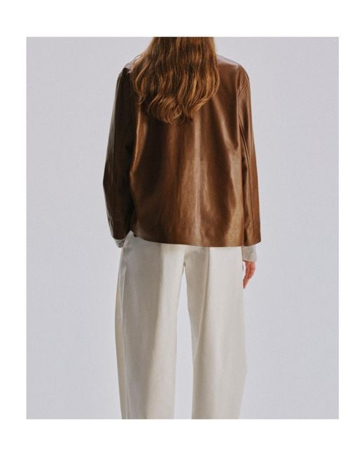 The Row Brown Quintus Jacket