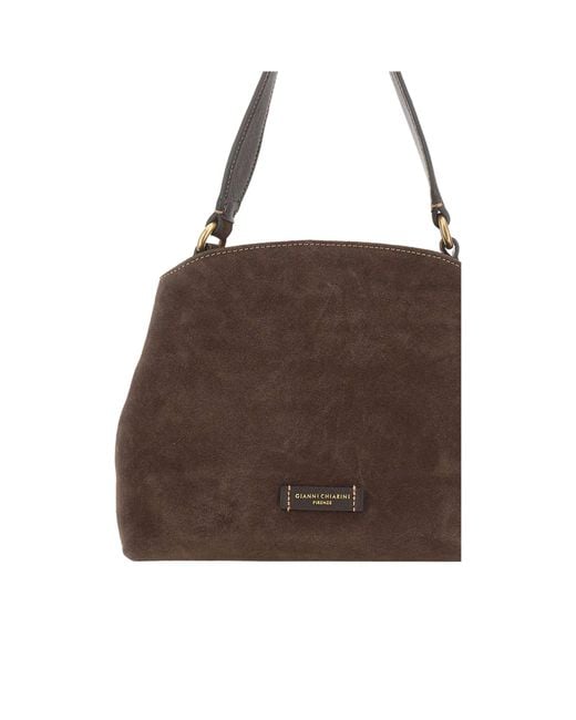 Gianni Chiarini Brown Fiona Top Handle Shoulder Bag