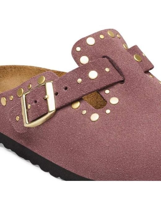 Birkenstock Brown Boston Rivets