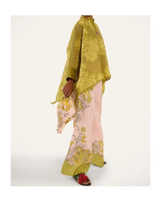 LaDoubleJ Pink La Doublej Wide-Leg Floral Pants