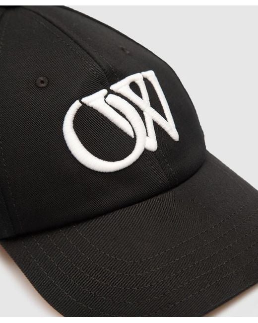 Off-White c/o Virgil Abloh Black Ow Drill Baseball Cap