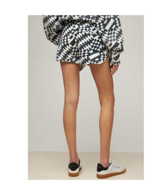 Isabel Marant Multicolor Printed Casual Shorts