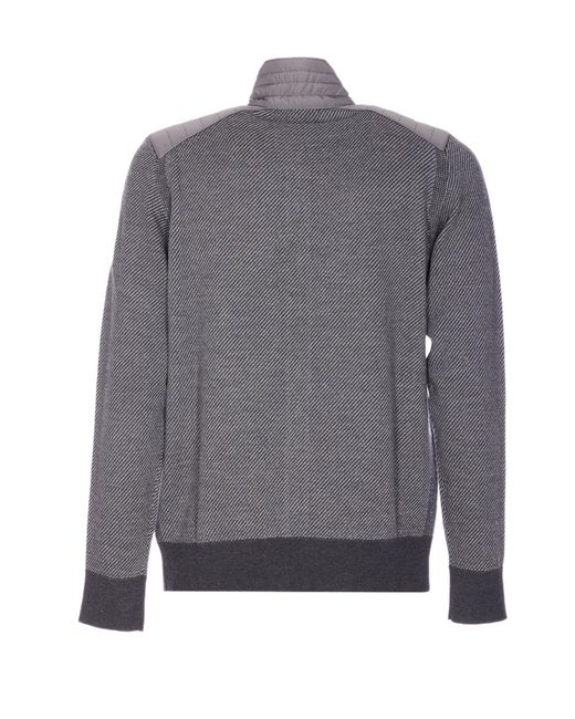 Belstaff Gray Kelby Zip Cardigan Knitwear for men