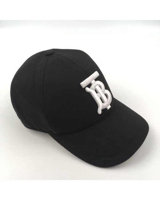 Burberry Black Monogram Motif Baseball Cap