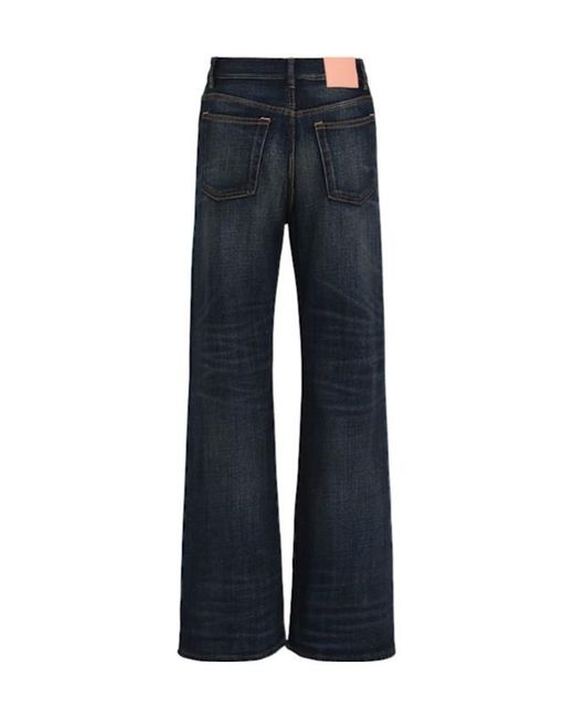 Acne Blue 5-Pocket Flared Denim Jeans