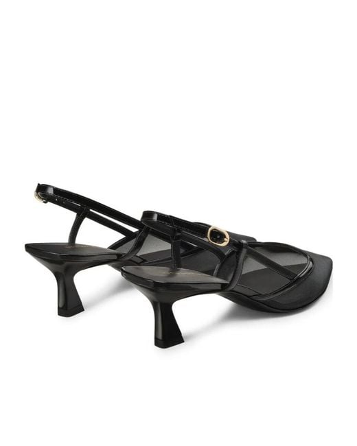 Stuart Weitzman Black Vinnie 50 Slingback