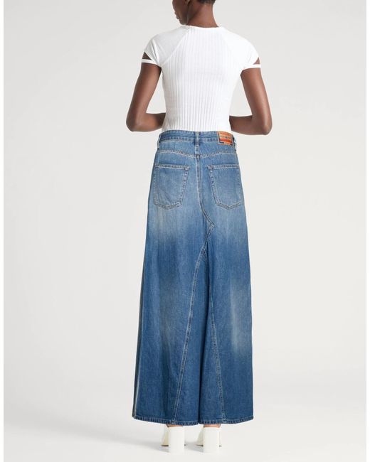 DIESEL Blue Denim Umbrella Skirt