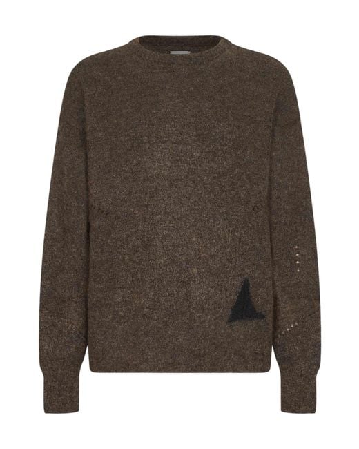 Roa Brown Knitted Jumper for men
