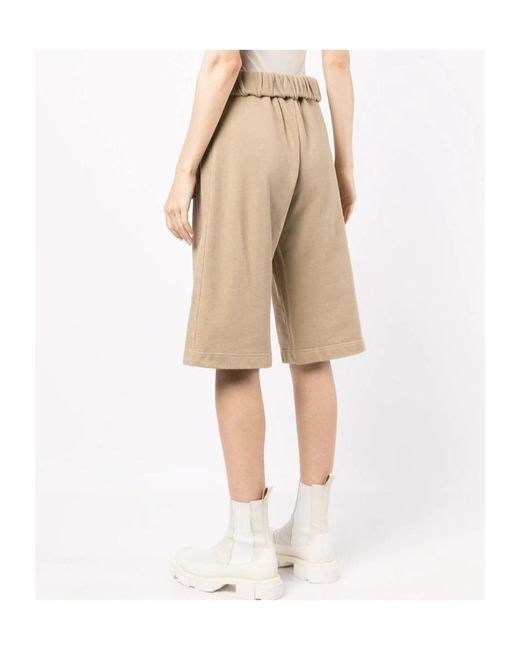 Dion Lee Natural Cotton Knee-Length Shorts