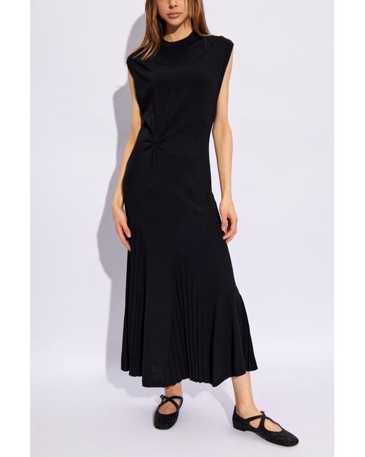 Aeron Black Gulf Ribbed Maxi Dress