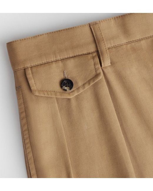 Dior Natural Pleated Wide-Leg Pants for men