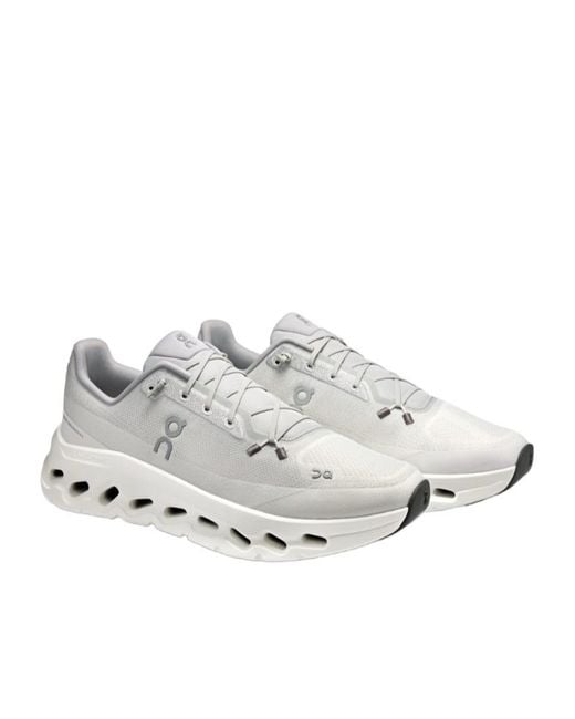 On Shoes White Cloudtilt Lace-Up Sneakers for men