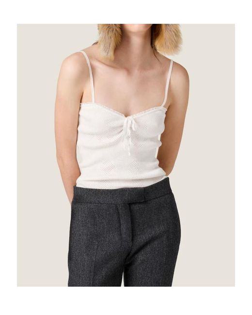 Miu Miu Natural Cotton Top