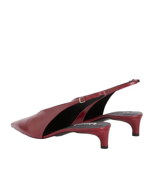 Jil Sander Red Pumps