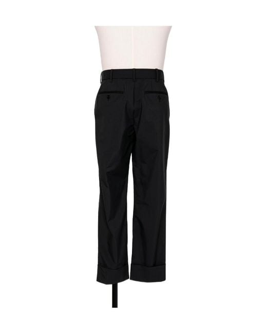 Sacai Blue Logo Casual Pants for men