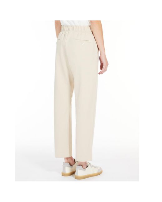 Weekend by Maxmara White Classic Straight Leg Pants
