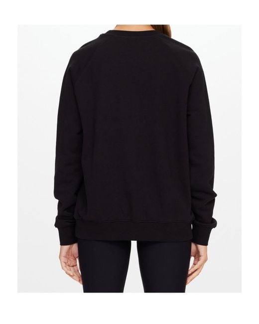 The Upside Black Logo Crew Neck Sweater