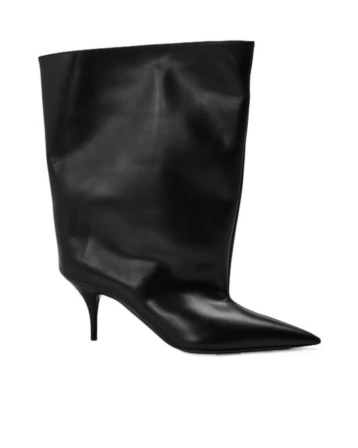 Balenciaga Black Heeled Ankle Boots