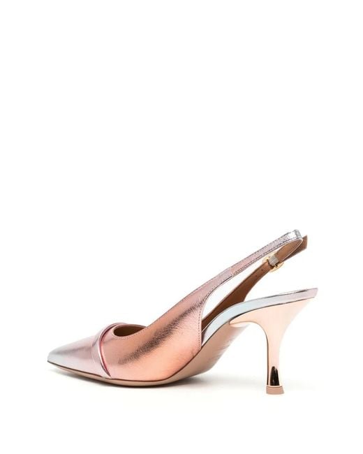 Malone Souliers Pink Jama 80Mm Ombré-Effect Leather Sandals